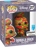 Funko Pop! Artist Series: Disney Treasures of The Vault - Donald Duck, Amazon Exclusive, 3.75 inches