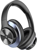 OneOdio Focus A10 - Hybrid Active Noise Cancelling Headphones, Wireless Over-Ear Headphones with 62H Playtime, Fast Charging, Hi-Res Audio, Clear Calls, Bluetooth & Wired Mode for Travel Work