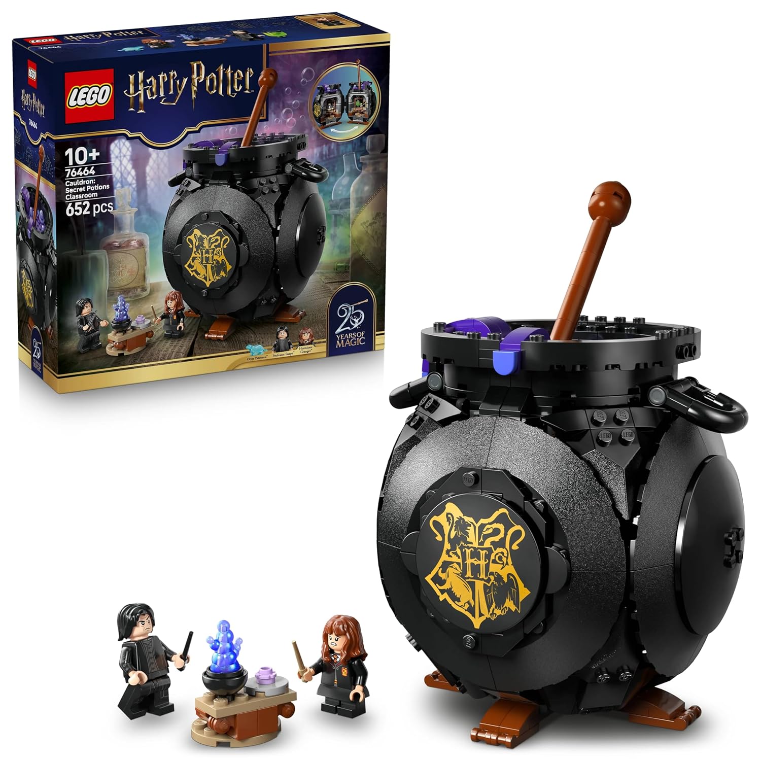LEGO Harry Potter Cauldron: Secret Potions Classroom - Toy Building Set for Kids Ages 10+ - 76464 Main image