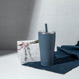 Zojirushi SX-HA72H-AM - Tumbler with Straw, 0.72L capacity, Navy Blue color