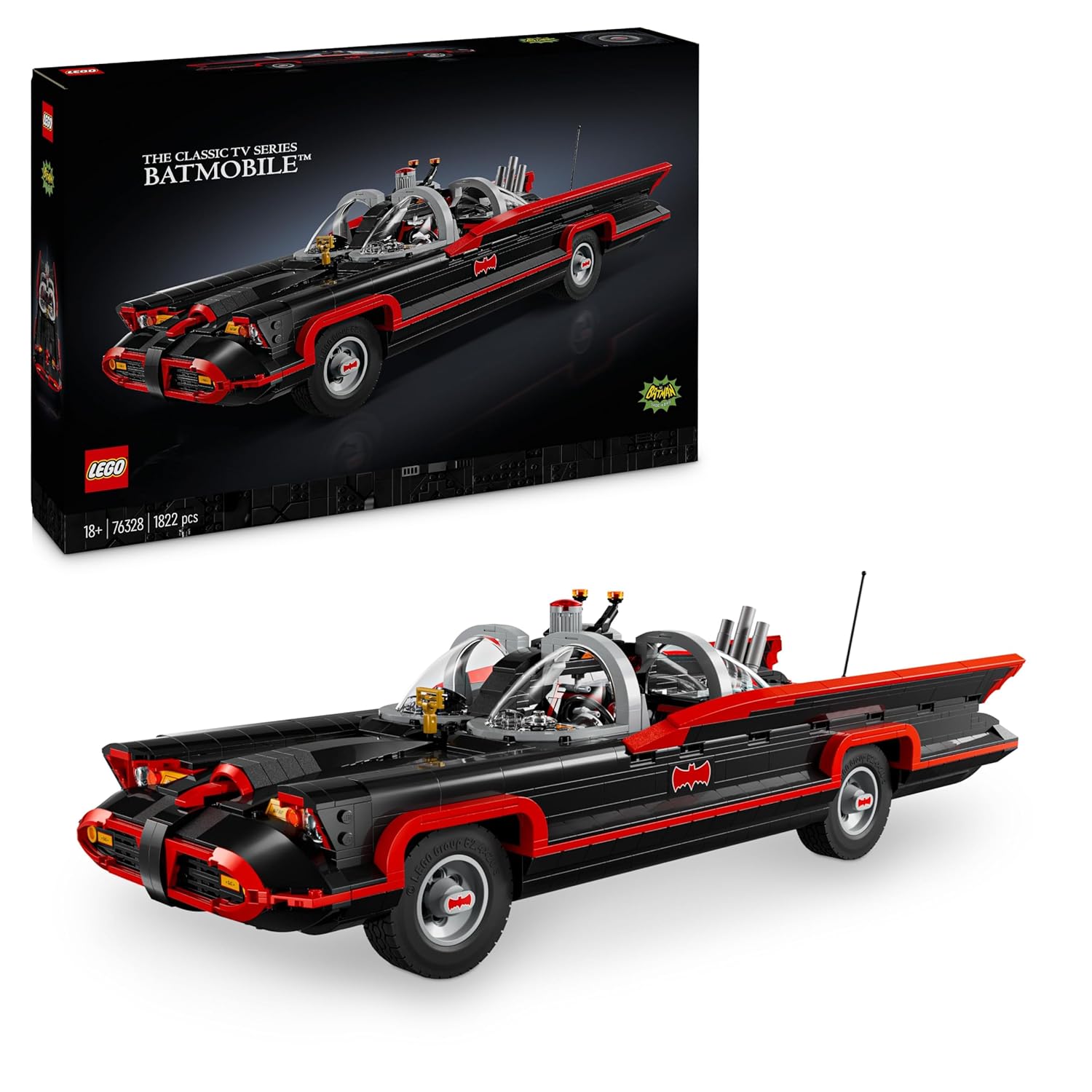 LEGO 76328 DC Batman The Classic TV Series Batmobile Set Main image