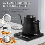 ET Life Gooseneck Ultra Fast Boiling Hot Electric Kettle 1L