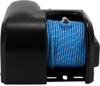 Trac Outdoors AnchorZone 20 Electric Anchor Winch - Anchors Up to 20 lb. - Includes 100-feet of Pre-Wound Anchor Rope with Use (69000), Black