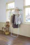 Yamazaki Home Leaning Shelf Coat Hanger, One Size, White