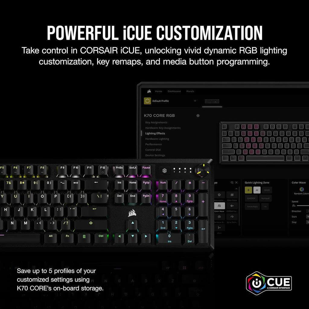 CORSAIR K70 CORE RGB Mechanical Gaming Keyboard