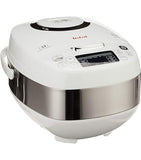Tefal Easy Rice RK7321 - Rice Cooker, 750W, Fuzzy Logic with Spherical Pot, 1.8L, 8 cooking programs, White and Grey