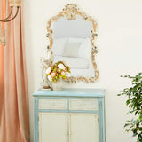 Deco 79 18197 Wood Wall Mirror 25in X 39in