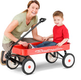 Roadmaster R6221T Kids and Toddler Classic 34-Inch Steel Pull Wagon, 8-inch Wheels, Red/Black (Copy)