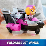 Paw Patrol: The Mighty Movie, Airplane Toy with Skye Mighty Pups Action Figure, Lights and Sounds