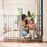 Regalo Platinum Easy Step Extra Wide Metal Walk-Through Gate