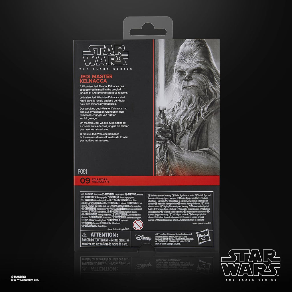 STAR WARS The Black Series Jedi Master Kelnacca The Acolyte Deluxe Collectible 6 Inch Action Figure