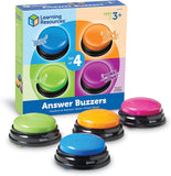 Learning Resources LER3774 Answer Buzzers educational toys, Multi, 3-1/2in, 4 Pieces