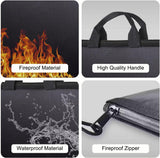 Wiltop Fireproof Document Bag A4 Size Fibreglass