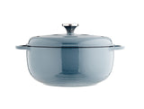 Lodge EC6D34 Enameled Dutch Oven, 6 Qt, Storm Blue
