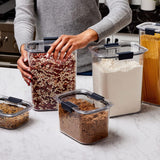 Rubbermaid Brilliance Airtight Food and Pantry Storage Containers, NEW Set of 14, Clear, 14 Piece Set (2160559)