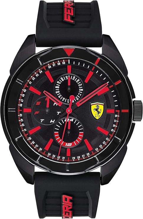 Scuderia Ferrari  SF441340455 Mens Multi Dial Quartz Watch Silicone Strap Main image