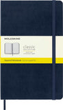 Moleskine 8051272893762 Hard Cover Classic Notebook, Sapphire Blue, Large