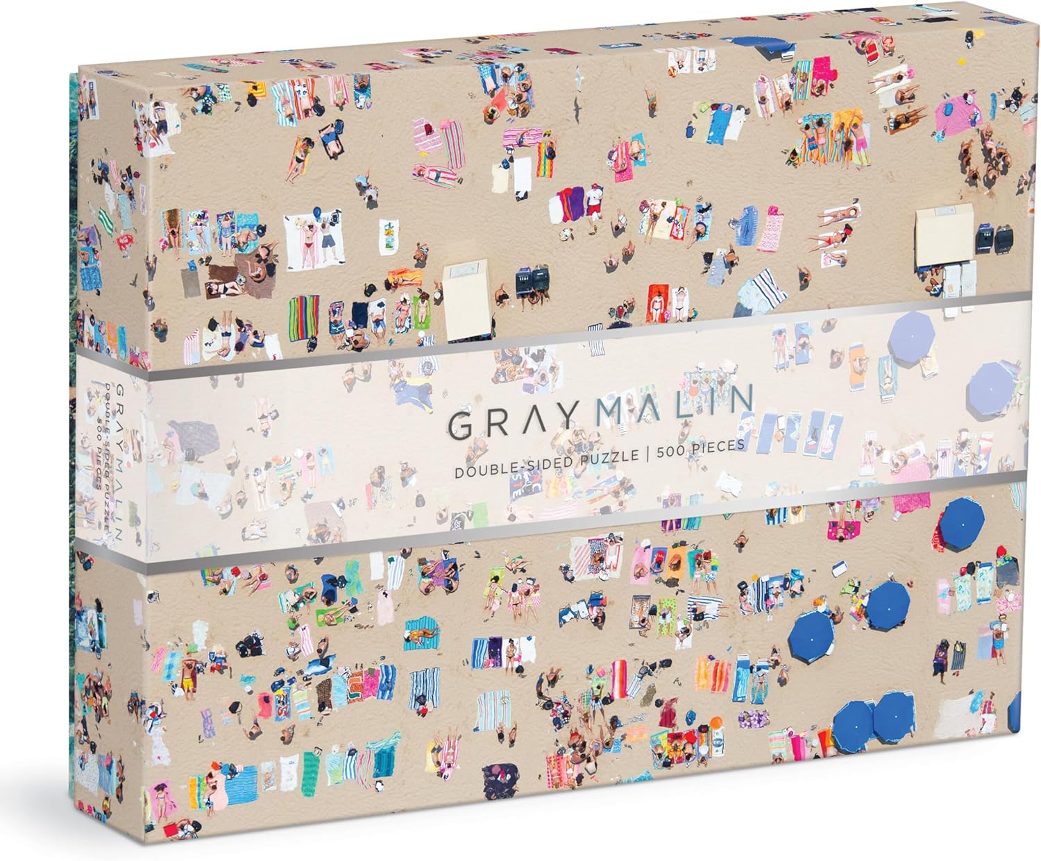 Galison Gray Malin 2Sided Jigsaw Puzzle The Beach 500 Pieces 24inx18in DoubleSided Puzzle
