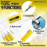 Monteverde MV35231 Tool Fountain Pen, Yellow