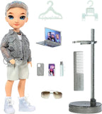 Rainbow High Aidan - Purple Boy Fashion Doll. Fashionable Outfit & 10+ Colorful Play Accessories