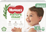 Huggies Platinum Naturemade Tape Diapers, XL, 44ct (Pack of 3)