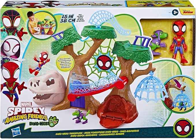 Spidey and His Amazing Friends Marvel Dino Webs Treehouse Super Hero