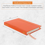 Founders Beauty PlanWell Planner - 90-Day Undated Ritual & Wellness Journal - Meal Planner, Wellness Prompts, Daily Gratitude - 100% Sustainable - 5.5" x 8.4" (Mandarin)