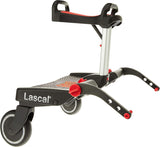 Lascal Buggy Board Maxi and Buggy Board Saddle Bundle, Red