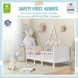 Dream On Me Hudson 3in1 Convertible Toddler Bed White