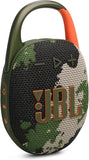 JBL Clip 5 - Ultra-Portable, Waterproof & Dustproof Bluetooth Speaker, Big Pro Sound with Punchy bass, Integrated Carabiner, Up to 12 Hours of Play, Made in Part with Recycled Materials SQUAD