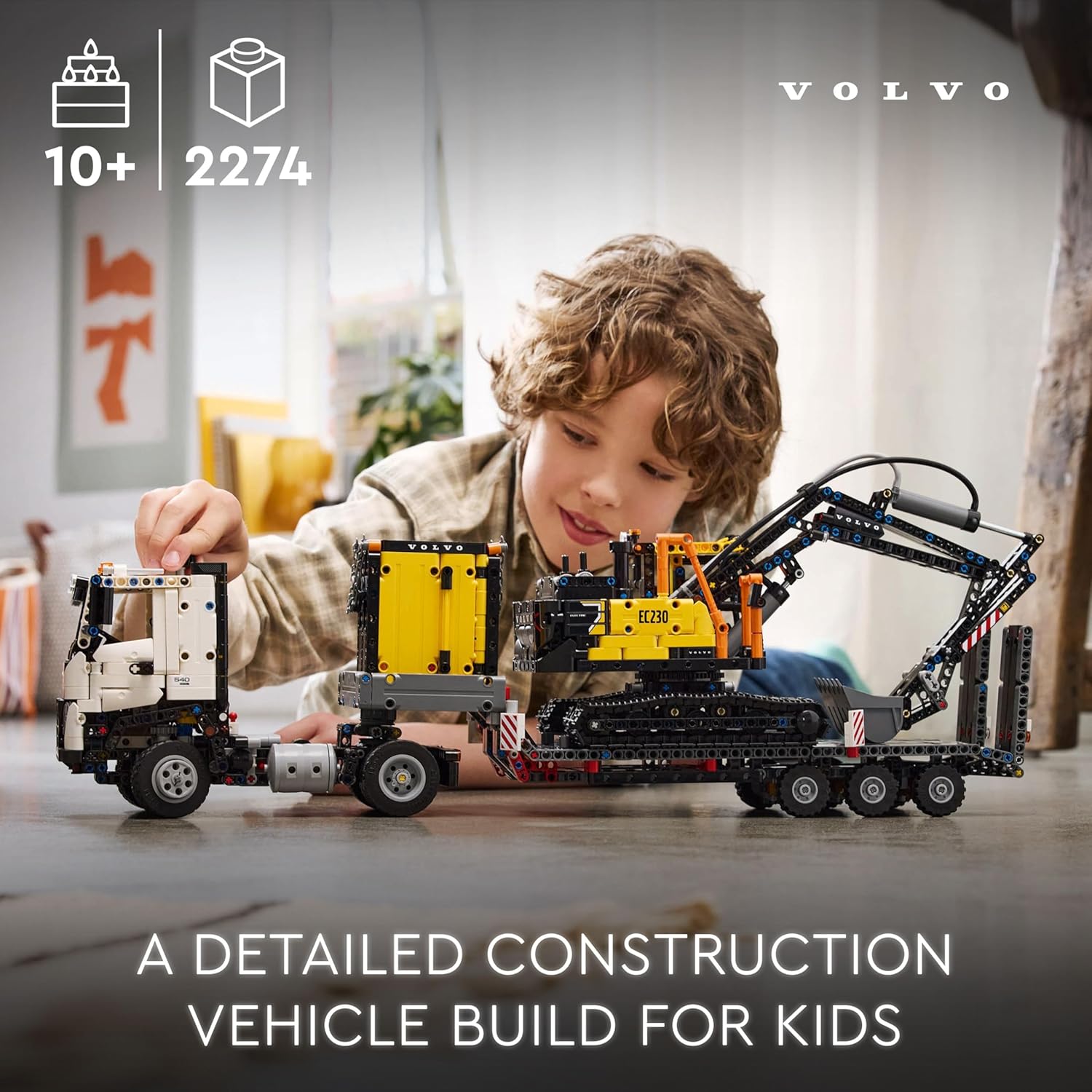 LEGO 42175 Technic Volvo FMX LKW mit EC230 Electric Excavator