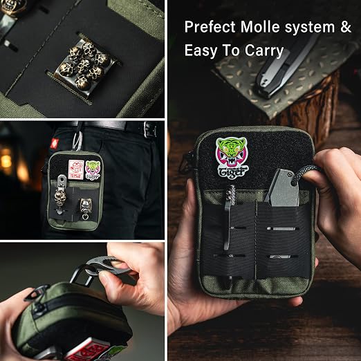 TACTICAL GEEK EDC Compact Waist Pocket Pouch