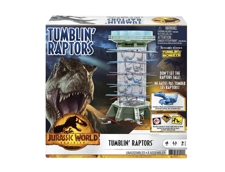 Tumblin' Raptors Jurassic World Dominion JW3 Game