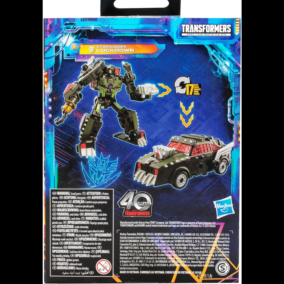 Transformers Legacy United Deluxe Class Star Raider Lockdown 5.5inch Converting Action Figure