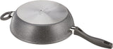 Stanley Rogers Quartz Stone Advanced Saute Pan With Lid 28cm Dark Grey