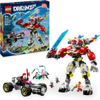 LEGO 71497 DREAMZzz 2in1 Coopers Tiger Mech And Zeros Hot Rod Car