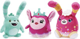 Abby Hatcher, Catch-a-Hug Bozzly, Princess Flug and Curly Fuzzly Plush (3-Pack) 6 inches