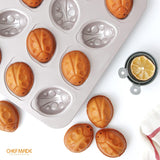 CHEFMADE WK9809 12 Cup NonStick Beetle Cake Pan