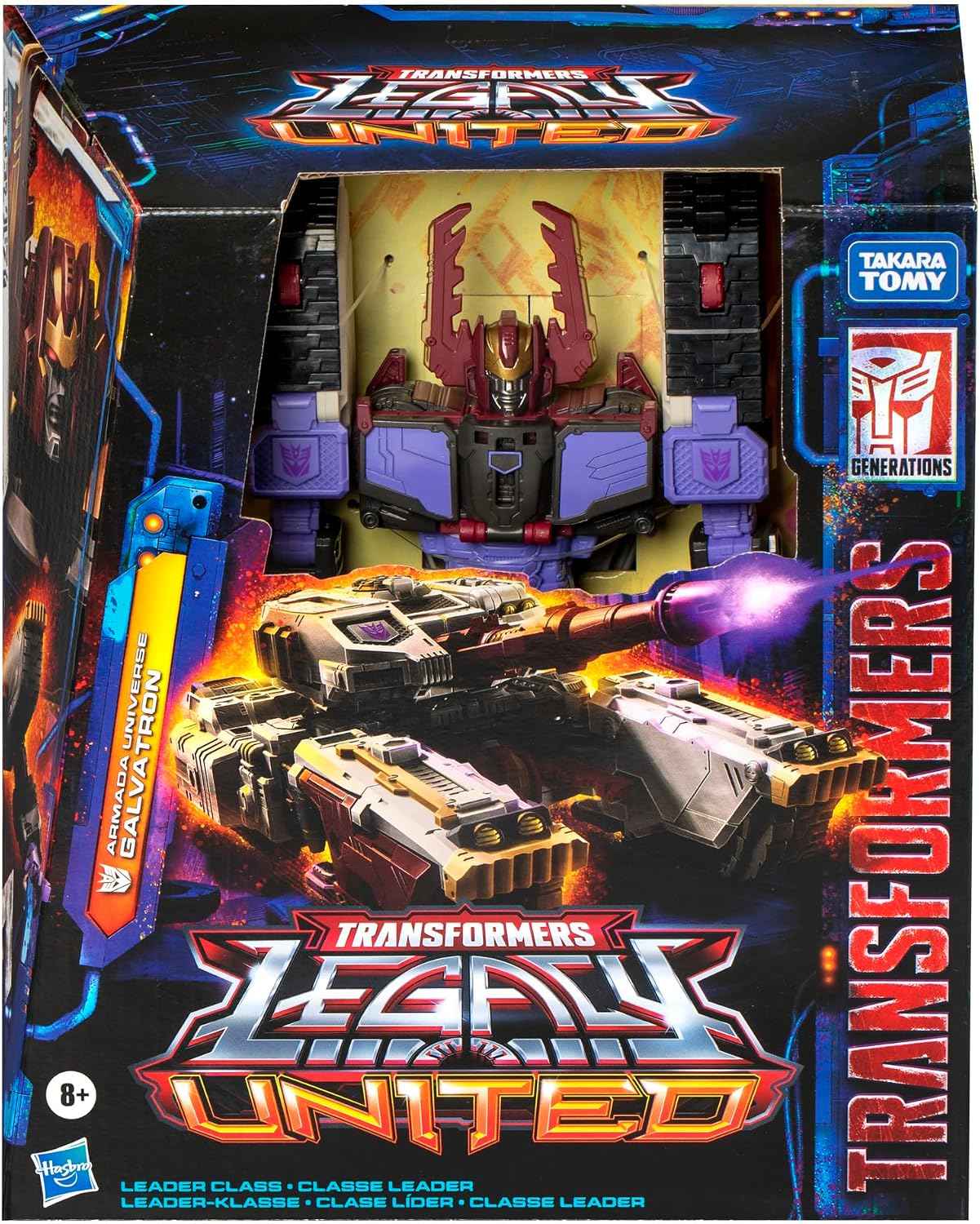 Transformers Toys Legacy Evolution Leader Armada Universe Galvatron Toy, 7-inch, Action Figure for Boys and Girls Ages 8 and Up | Transformers Legacy United 8 Inch Action Figure Leader Class (2024 Wave 3) - Galvatron Secondary image