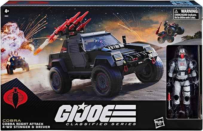 Hasbro G.I. Joe Classified Series Cobra Night Attack 4-WD Stinger & Driver Main image