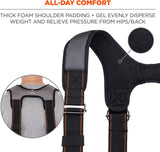 Ergodyne Arsenal 5560 Tool Belt Suspenders, Padded Shoulders, Adjustable