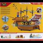 SUPER MARIO Deluxe Bowsers Air Ship Playset With Mario Action Figure