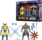 Marvel Legends Series Gamerverse Wolverine vs Marvel Silver Samurai Action Collectible Figures