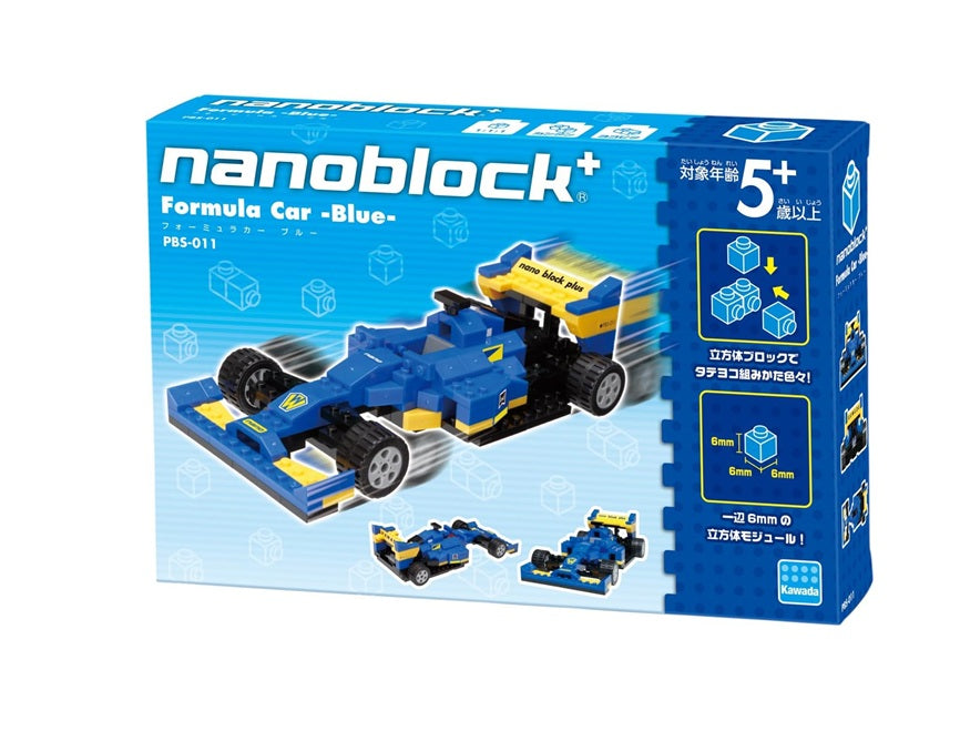 Kawada PBS-011 Nanoblock Plus, Formula Car, Blue