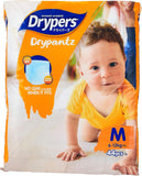 Drypers Drypantz Diapers M 6to12kg 44ct Pack Of 4