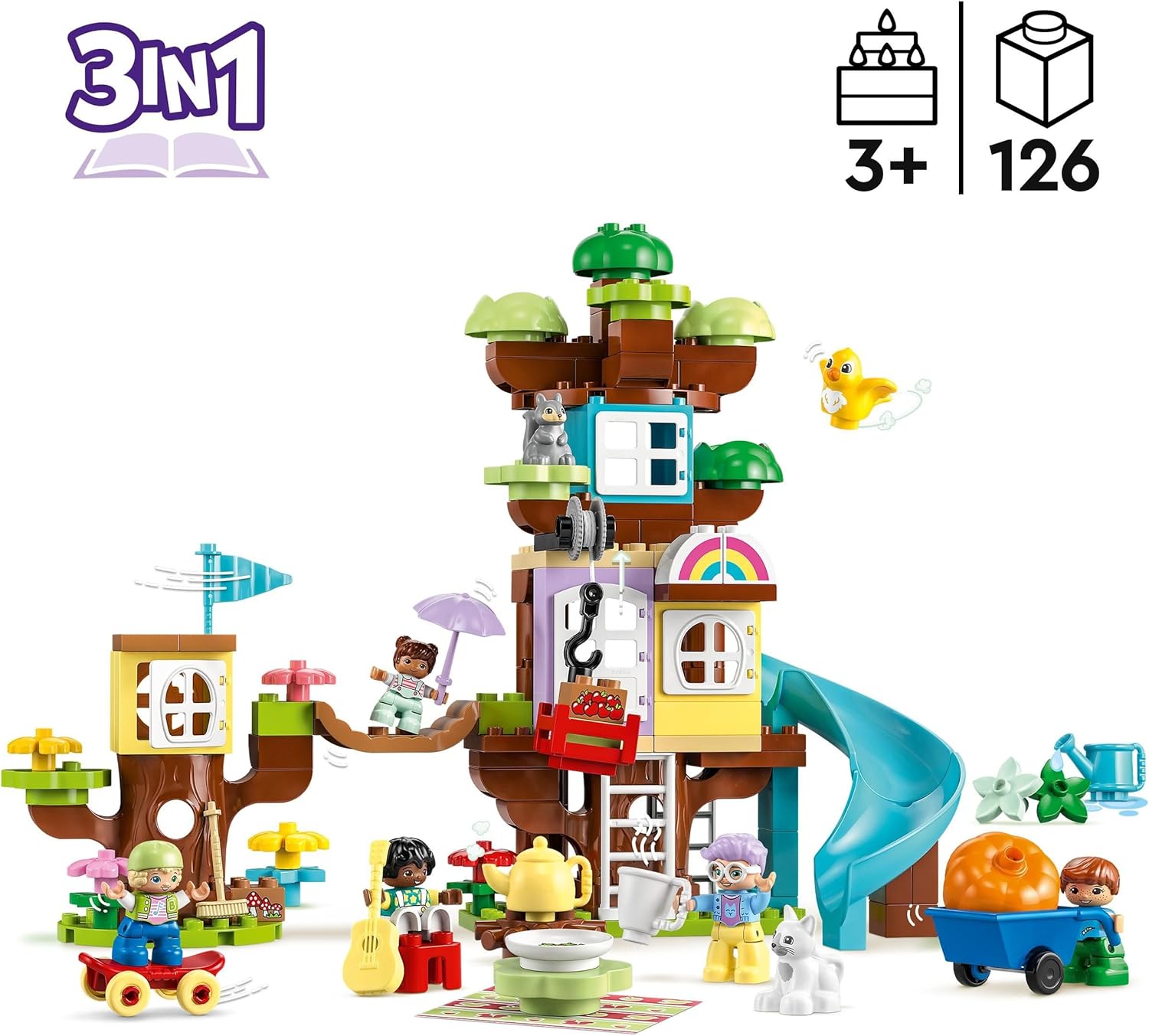 Lego DUPLO 3in1 Tree House 10993 Creative Building Toy For Toddlers Secondary image
