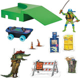 Teenage Mutant Ninja Turtles: Mutant Mayhem Leonardo on a Skateboard with Accessories by Playmates Toys