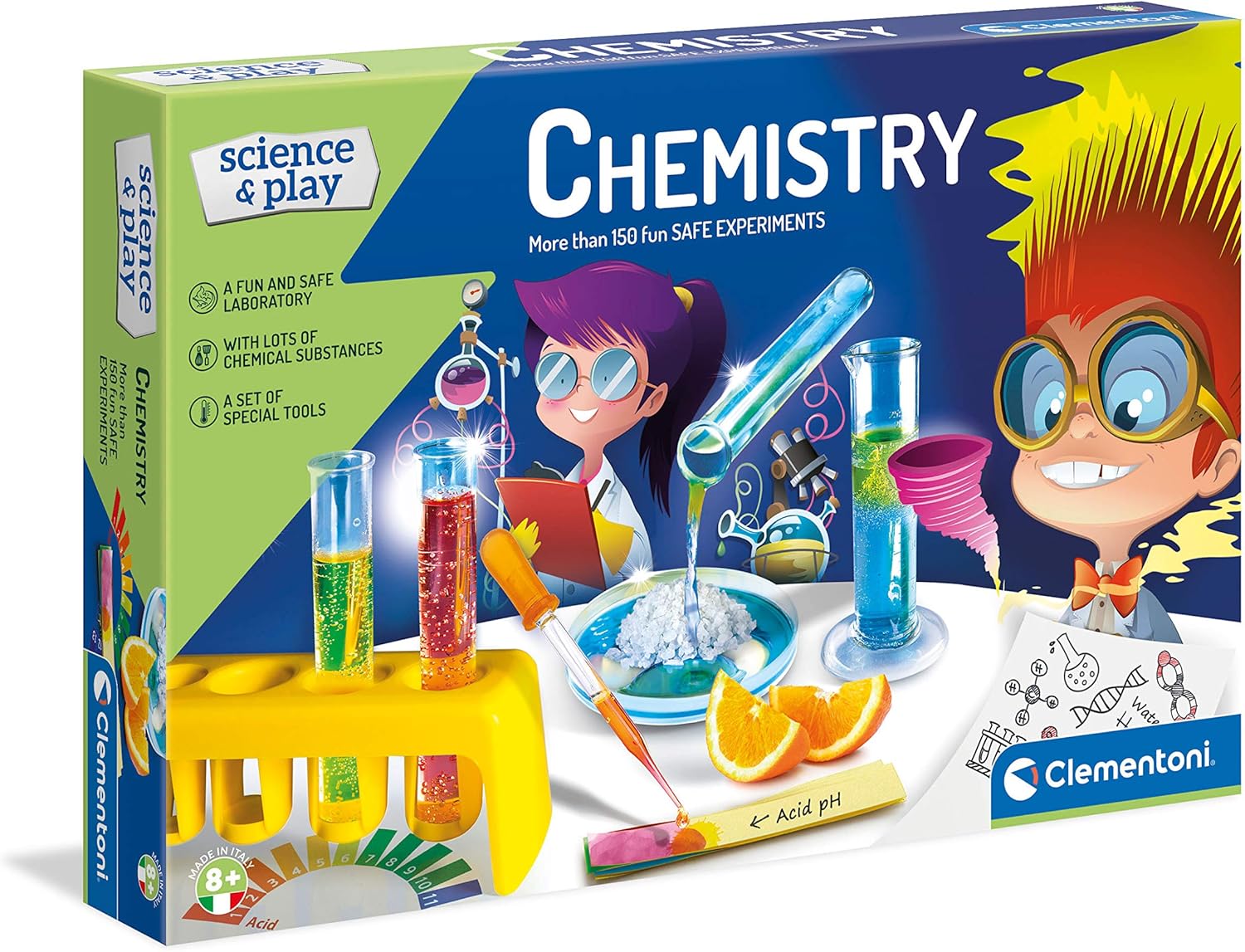 Clementoni Science And Play Chemistry Lab Experiments Kit