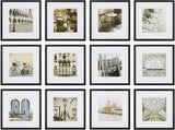 Gallery Perfect Picture Frame Set, Black, 12 Piece Set, 16FW2233