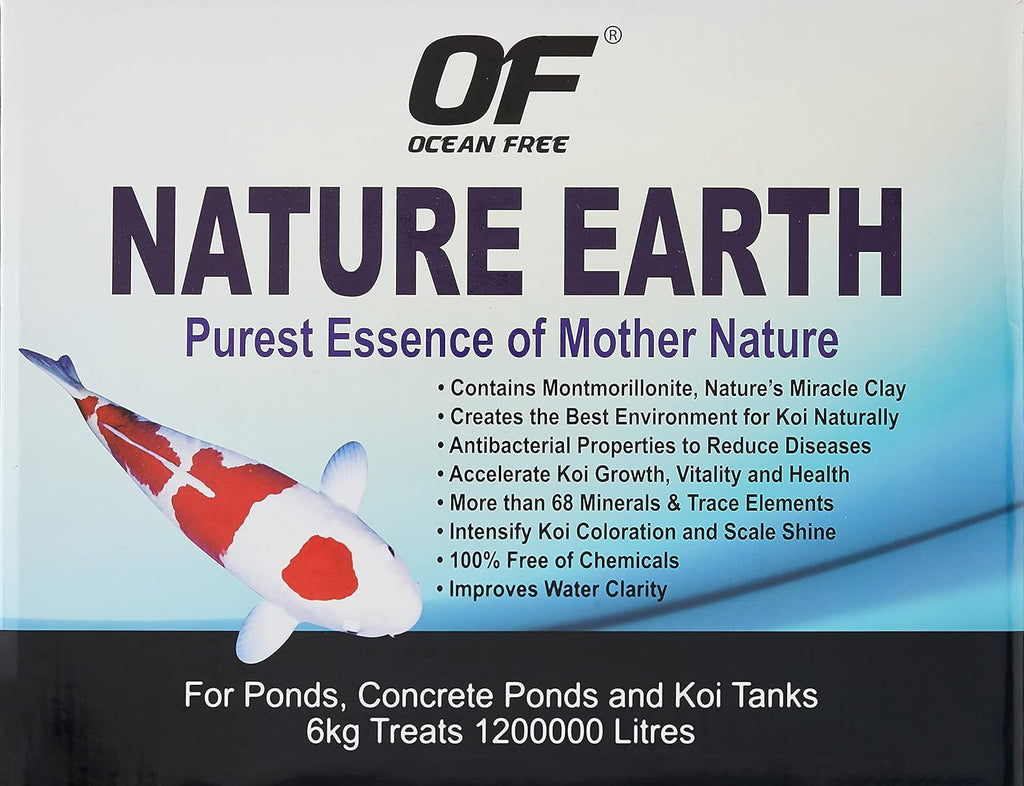 Ocean Free WC206 Nature Earth For Concrete Ponds And Koi Tanks 6kg